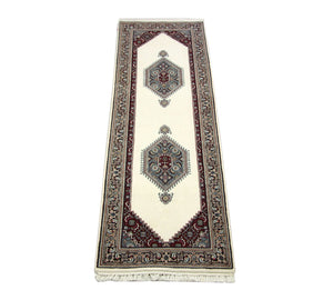Tappeto corsia Tappeto orientale - 247 x 76 cm - beige