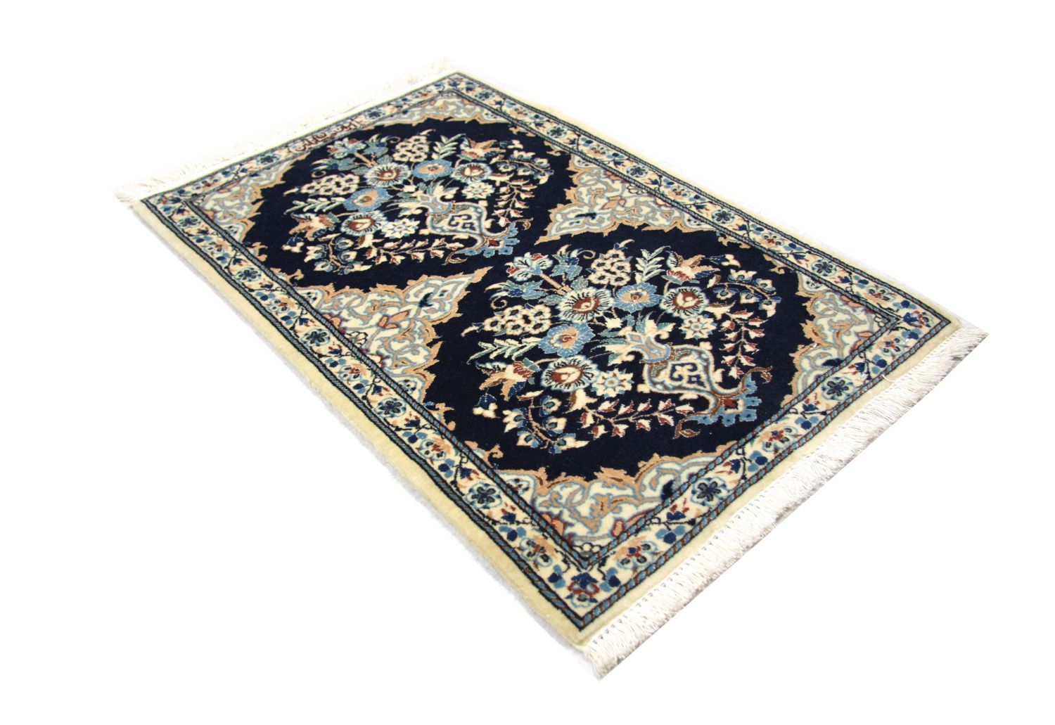 Tappeto Persero - Nain - 75 x 50 cm - blu