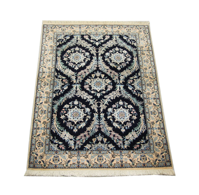 Tappeto Persero - Nain - 145 x 96 cm - blu scuro