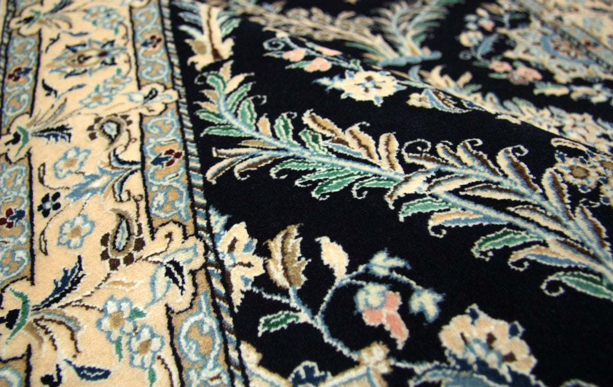 Tappeto Persero - Nain - 145 x 96 cm - blu scuro