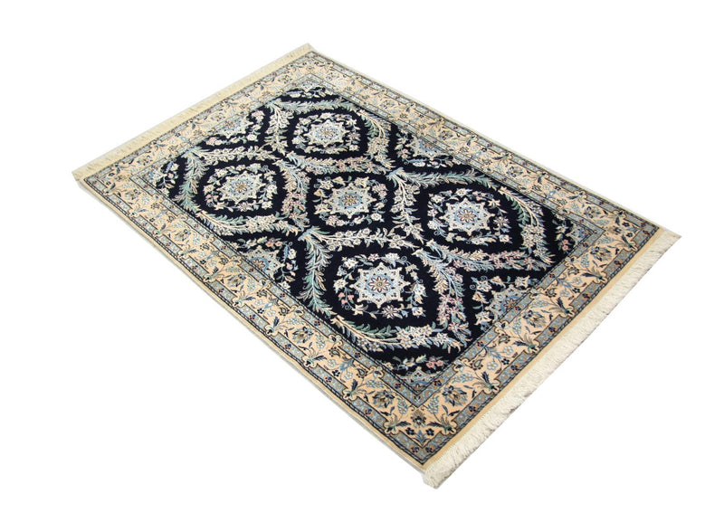Tappeto Persero - Nain - 145 x 96 cm - blu scuro