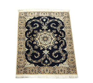 Tappeto Persero - Nain - Premio - 113 x 84 cm - blu scuro