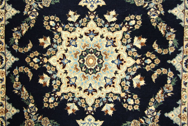 Tappeto Persero - Nain - Premio - 113 x 84 cm - blu scuro