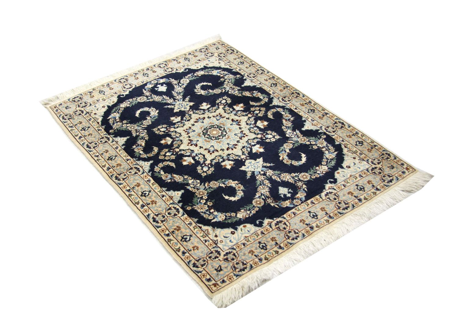 Tappeto Persero - Nain - Premio - 113 x 84 cm - blu scuro