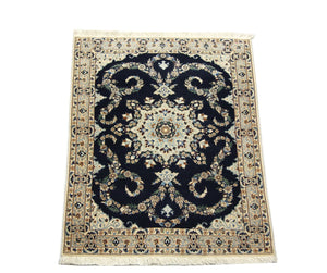 Tappeto Persero - Nain - Premio - 114 x 83 cm - blu scuro