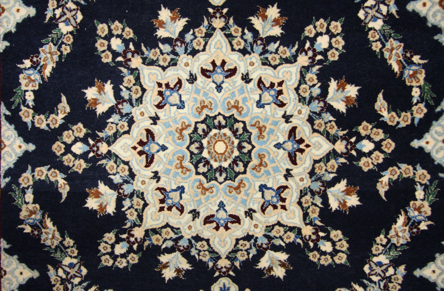 Tappeto Persero - Nain - Premio - 114 x 83 cm - blu scuro