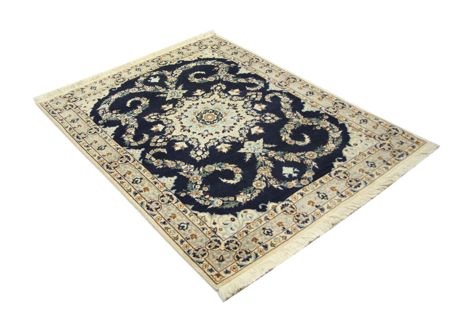 Tappeto Persero - Nain - Premio - 114 x 83 cm - blu scuro