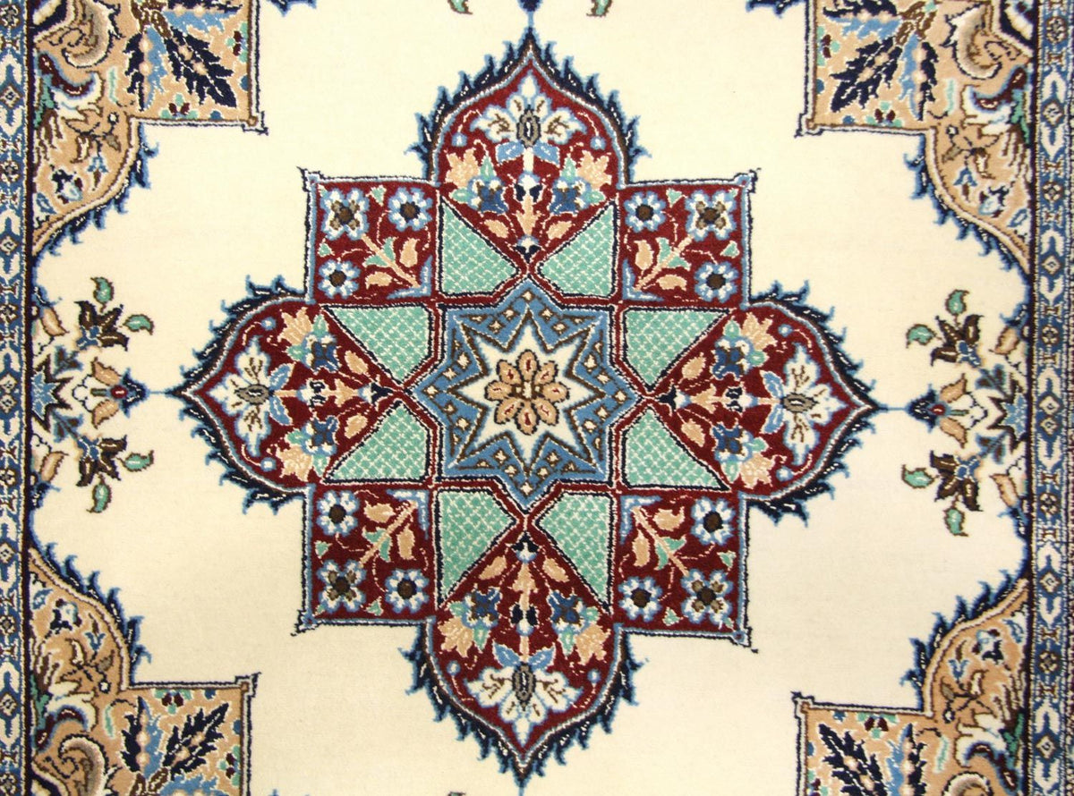 Tappeto Persero - Nain quadrato  - 105 x 97 cm - bianco naturale