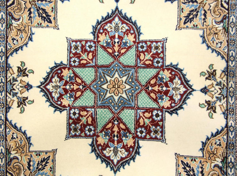 Tappeto Persero - Nain quadrato  - 105 x 97 cm - bianco naturale