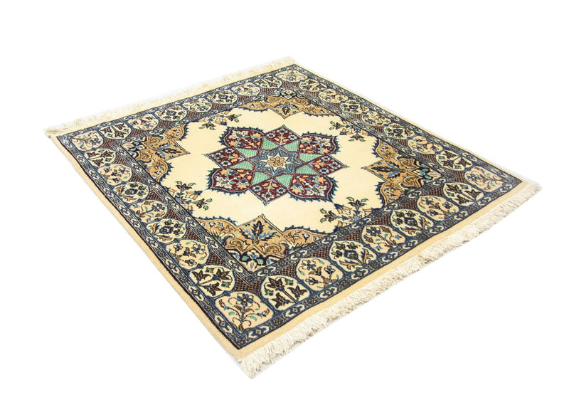 Tappeto Persero - Nain quadrato  - 105 x 97 cm - bianco naturale