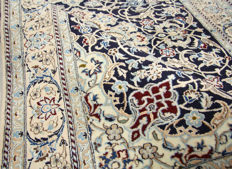 Tappeto Persero - Nain - Premio - 152 x 106 cm - blu scuro