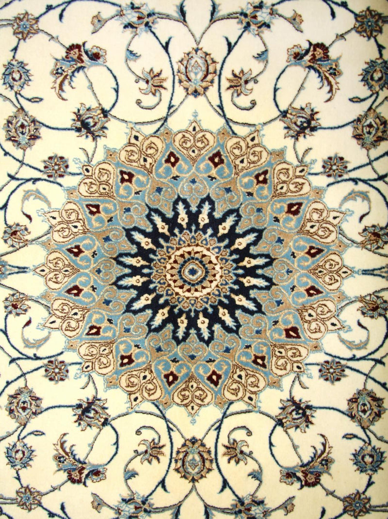 Tappeto Persero - Nain - Premio - 205 x 125 cm - bianco naturale
