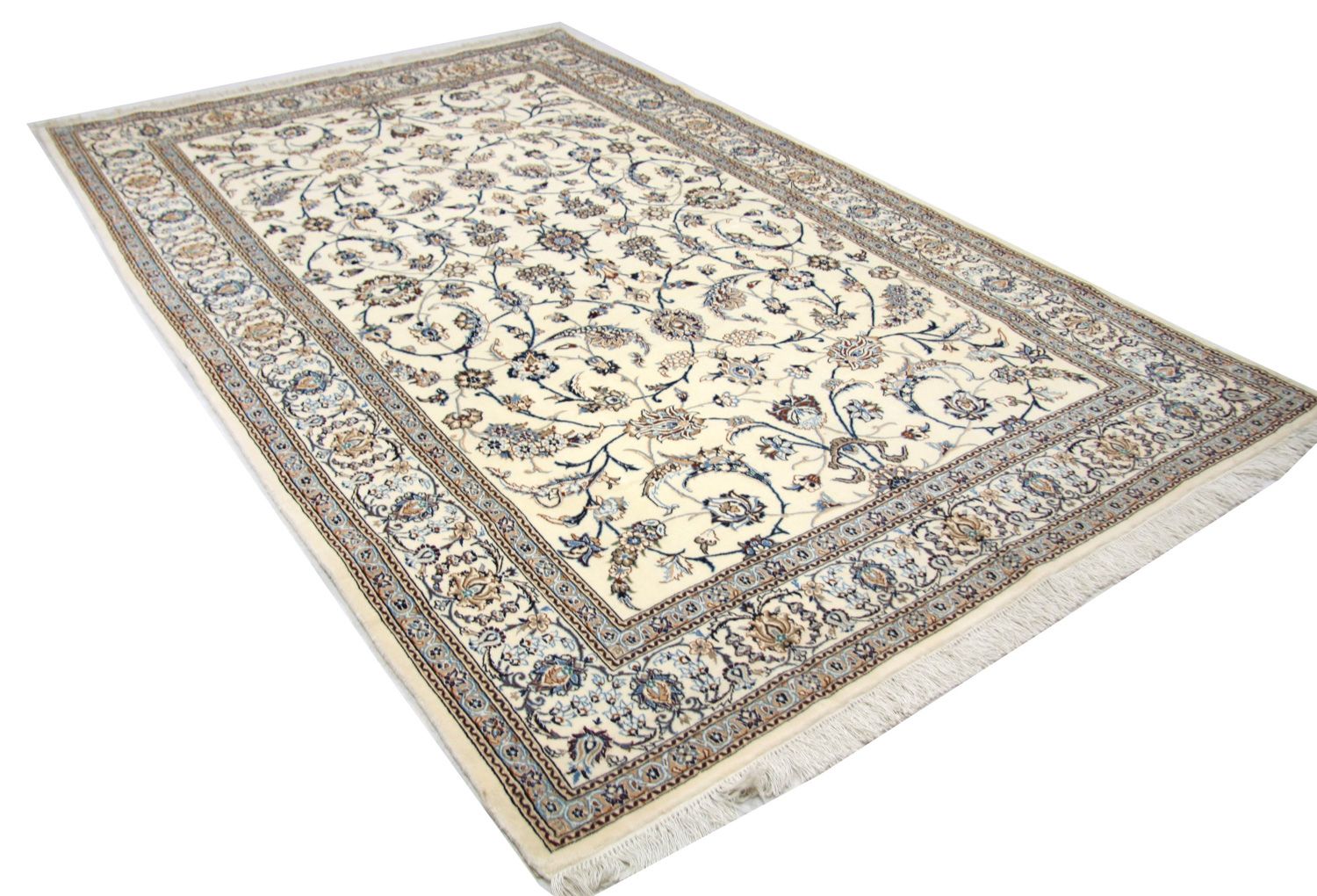 Tappeto Persero - Nain - Premio - 253 x 165 cm - bianco naturale