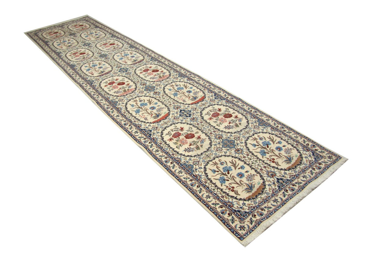 Tappeto corsia Tappeto Persero - Nain - Premio - 400 x 96 cm - bianco naturale