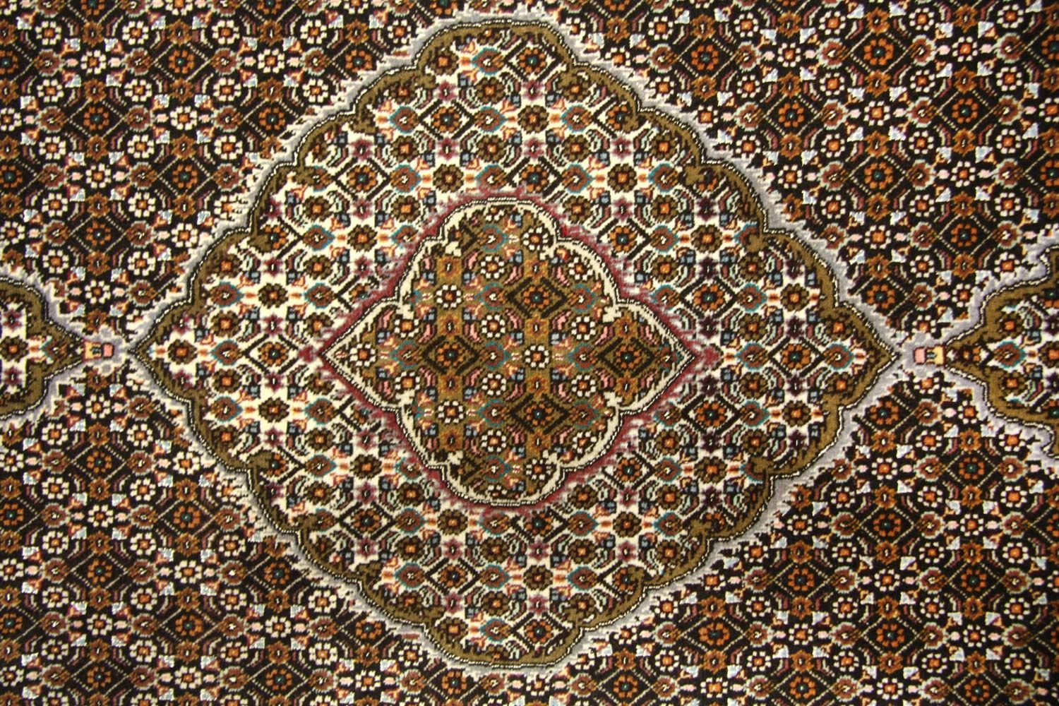 Tappeto Persero - Tabriz - 202 x 152 cm - marrone