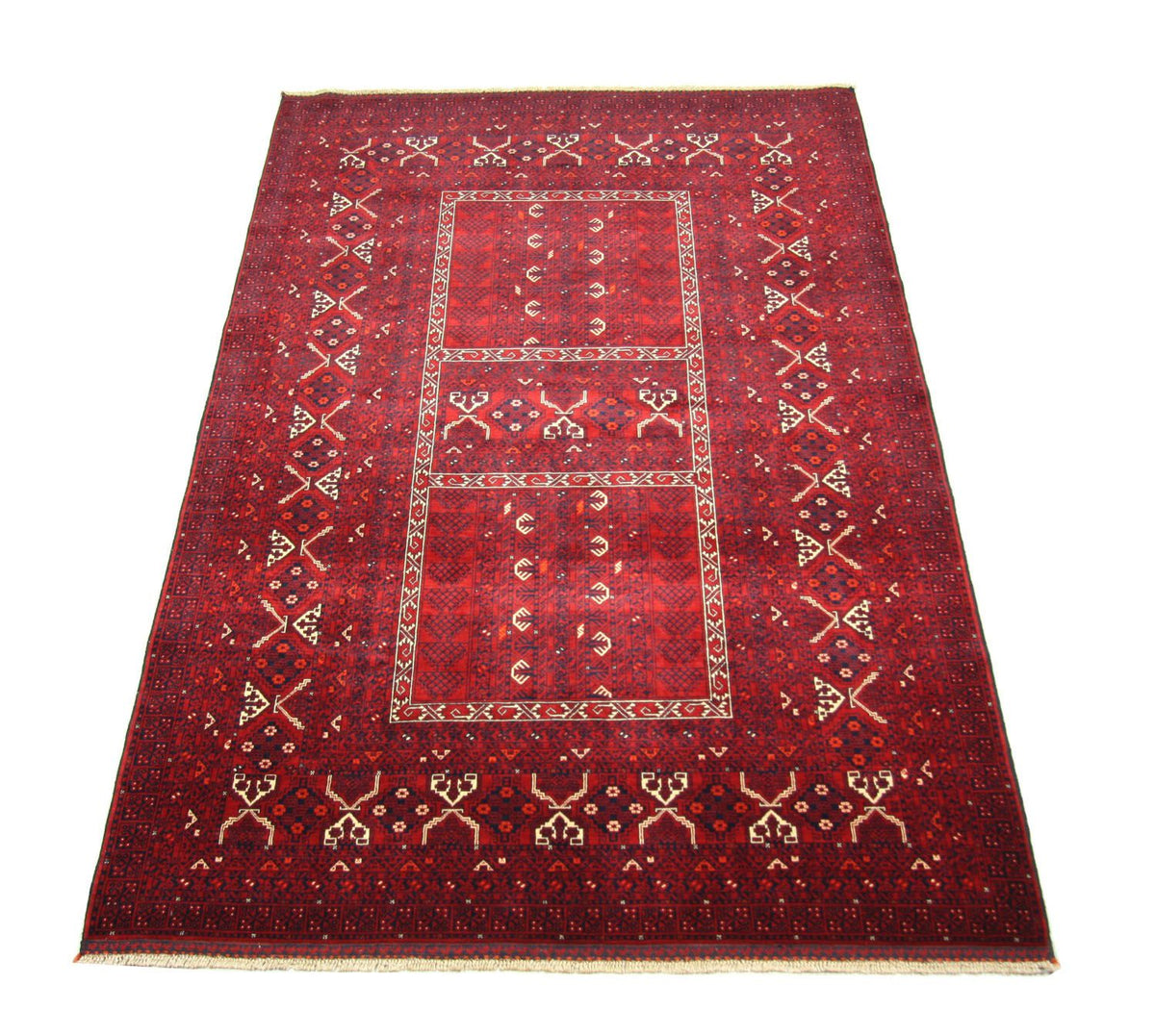 Tappeto afgano - 250 x 166 cm - rosso