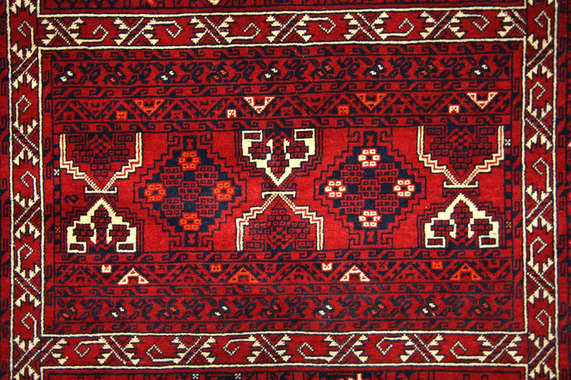 Tappeto afgano - 250 x 166 cm - rosso