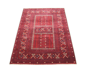 Tappeto afgano - 235 x 161 cm - rosso