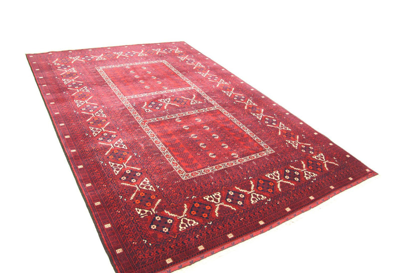 Tappeto afgano - 235 x 161 cm - rosso