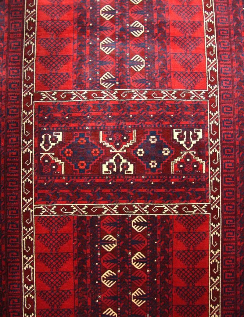 Tappeto afgano - 244 x 157 cm - rosso