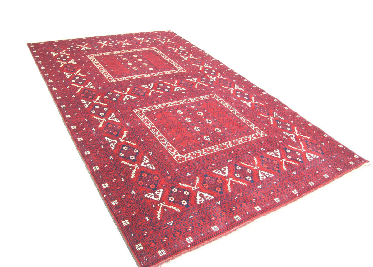 Tappeto afgano - 250 x 157 cm - rosso