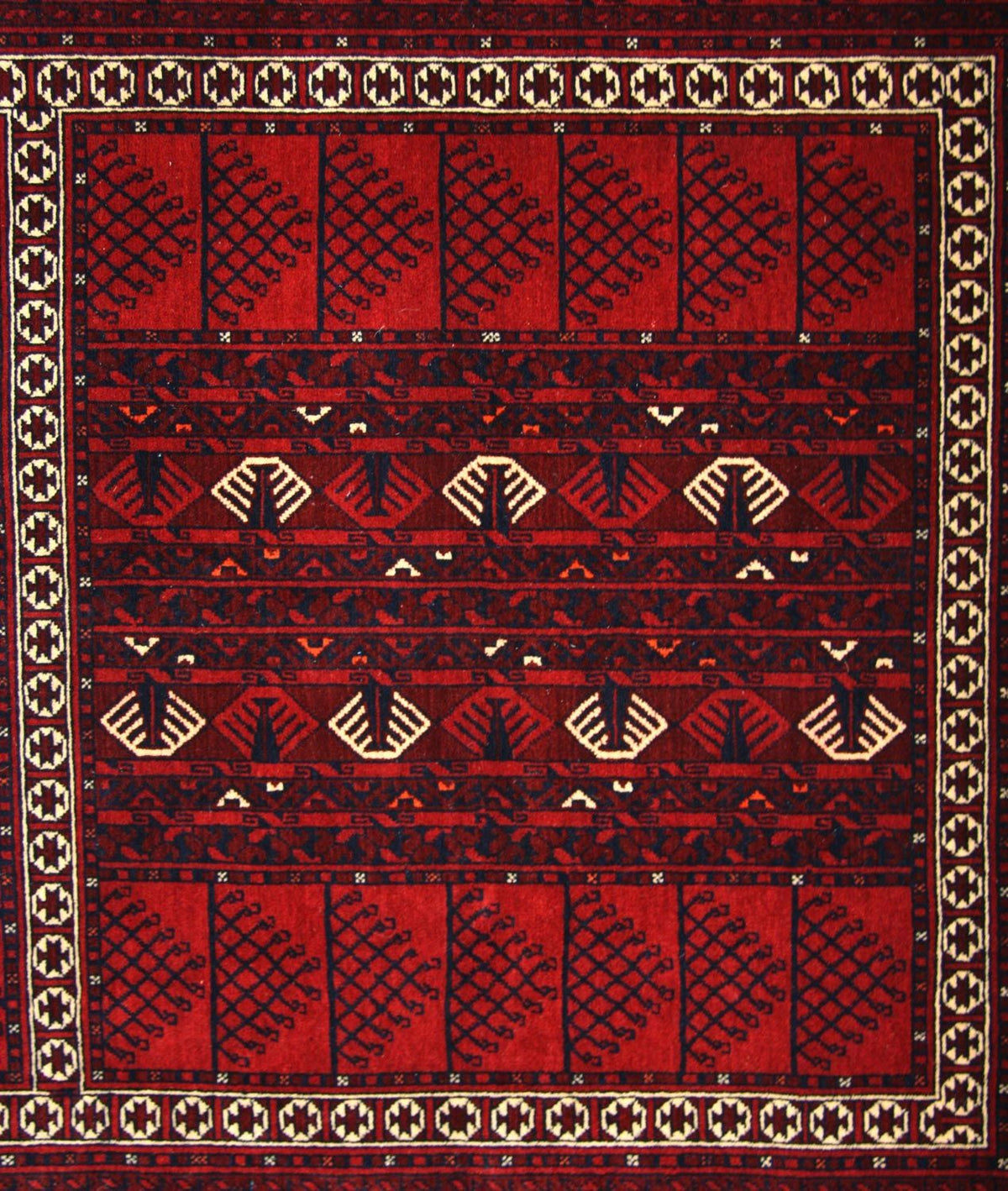Tappeto afgano - 244 x 157 cm - rosso