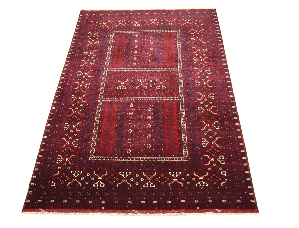 Tappeto afgano - 250 x 157 cm - rosso