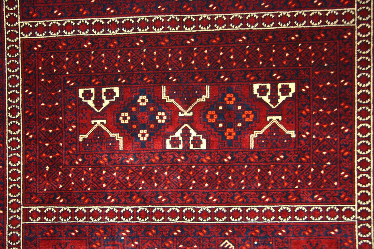 Tappeto afgano - 250 x 157 cm - rosso