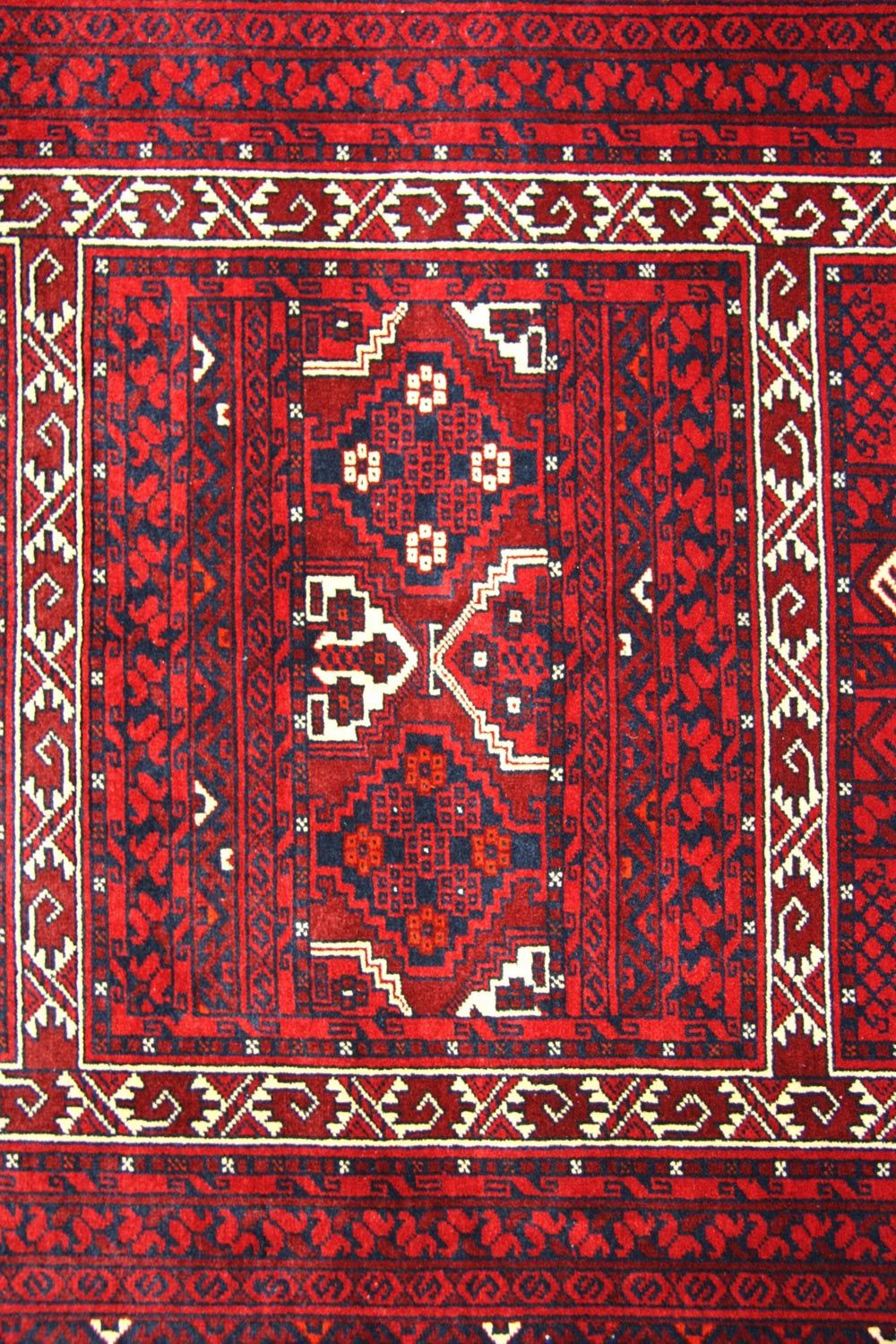Tappeto afgano - 256 x 168 cm - rosso
