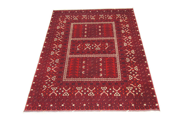 Tappeto afgano - 250 x 170 cm - rosso