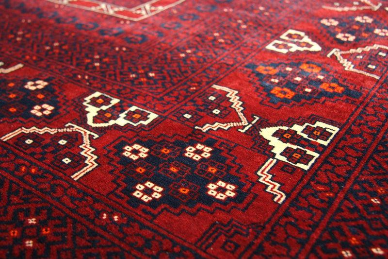 Tappeto afgano - 230 x 177 cm - rosso