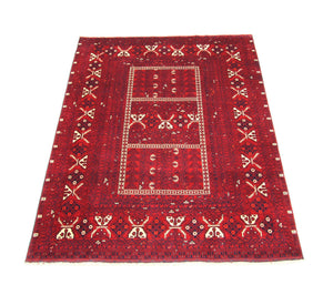 Tappeto afgano - 248 x 158 cm - rosso