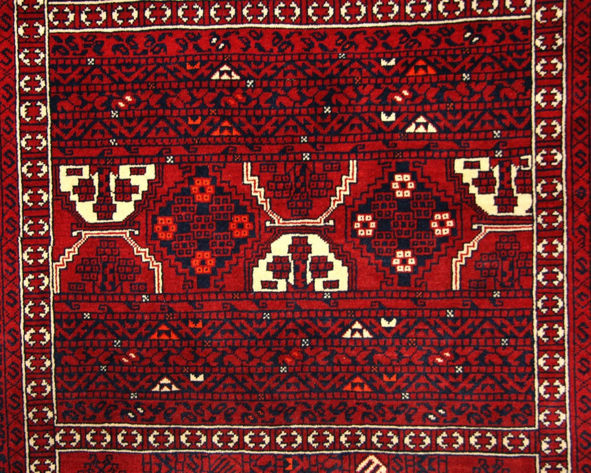 Tappeto afgano - 248 x 158 cm - rosso