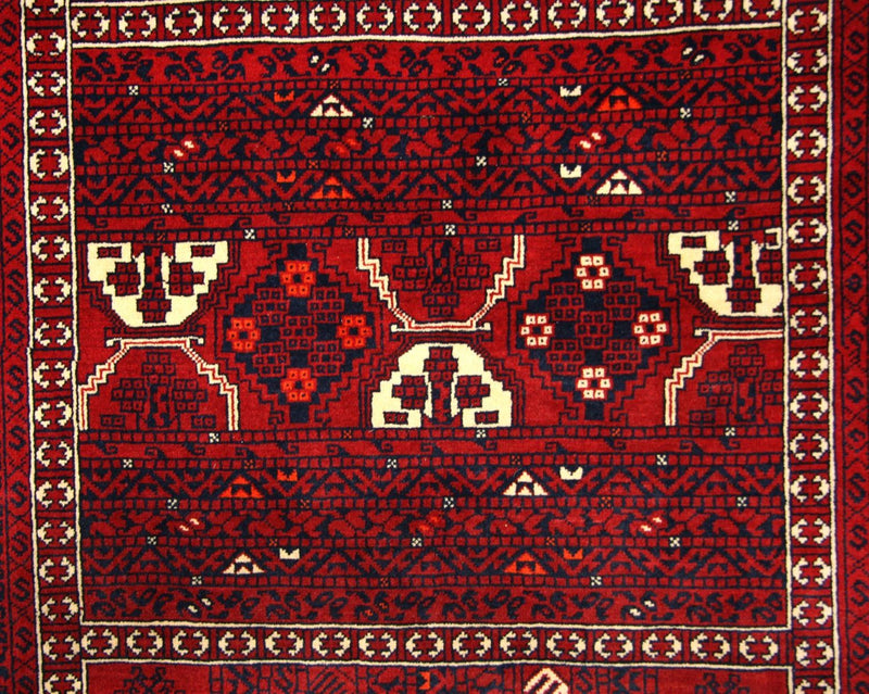 Tappeto afgano - 248 x 158 cm - rosso