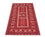 Tappeto afgano - 252 x 166 cm - rosso