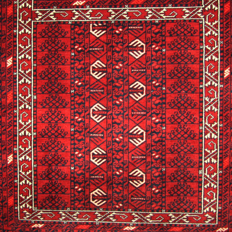 Tappeto afgano - 252 x 166 cm - rosso