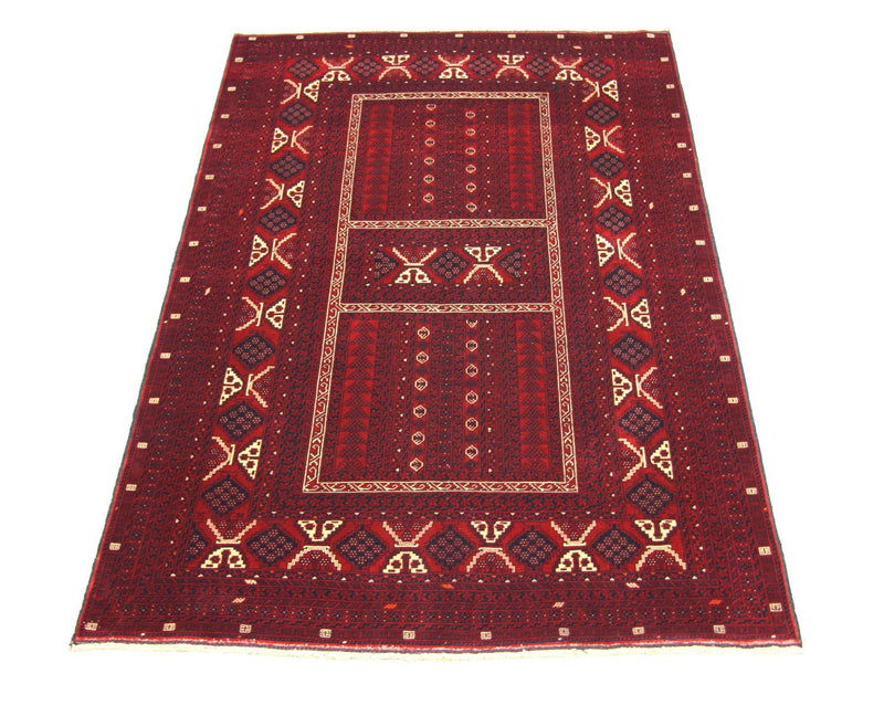 Tappeto afgano - 246 x 163 cm - rosso