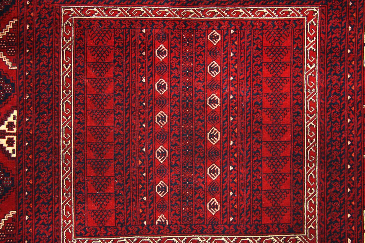 Tappeto afgano - 246 x 163 cm - rosso