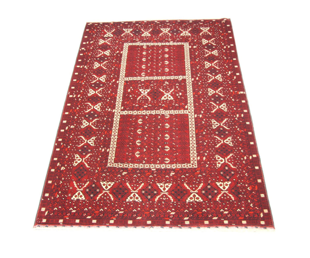 Tappeto afgano - 247 x 161 cm - rosso
