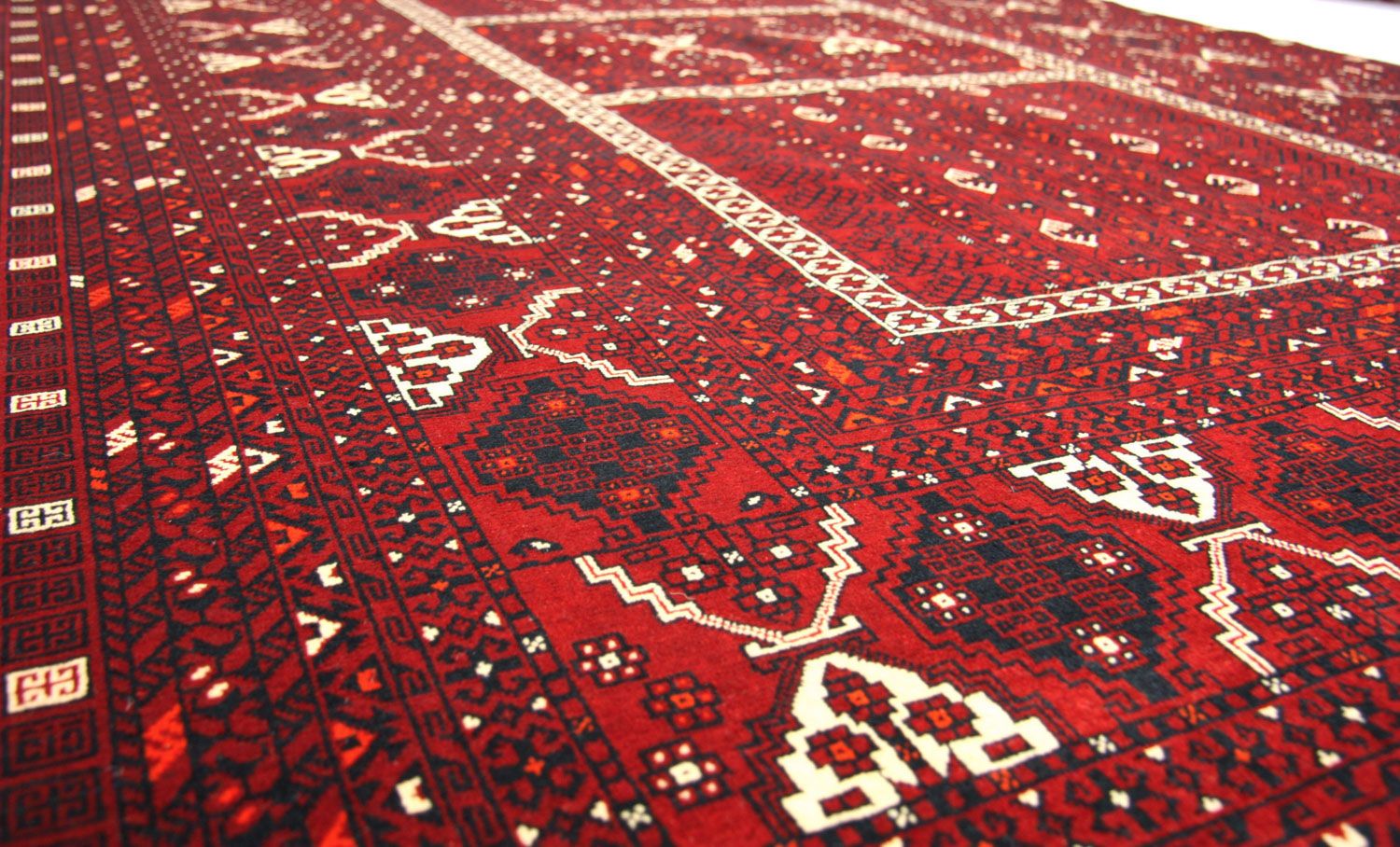 Tappeto afgano - 247 x 161 cm - rosso
