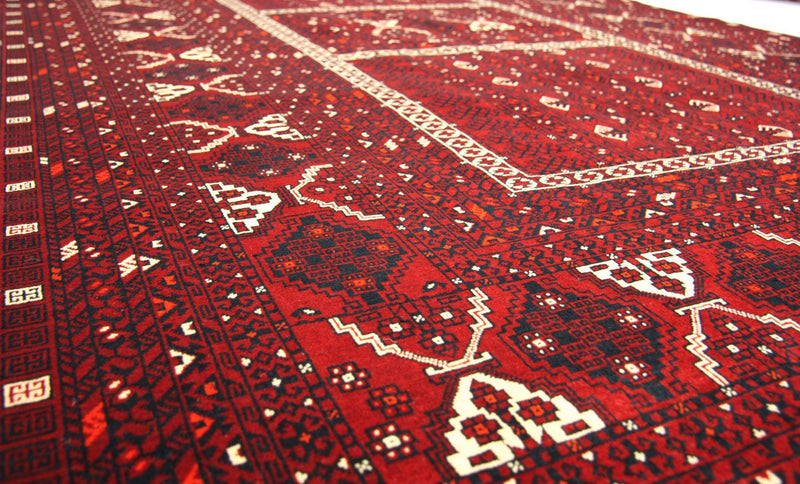 Tappeto afgano - 247 x 161 cm - rosso