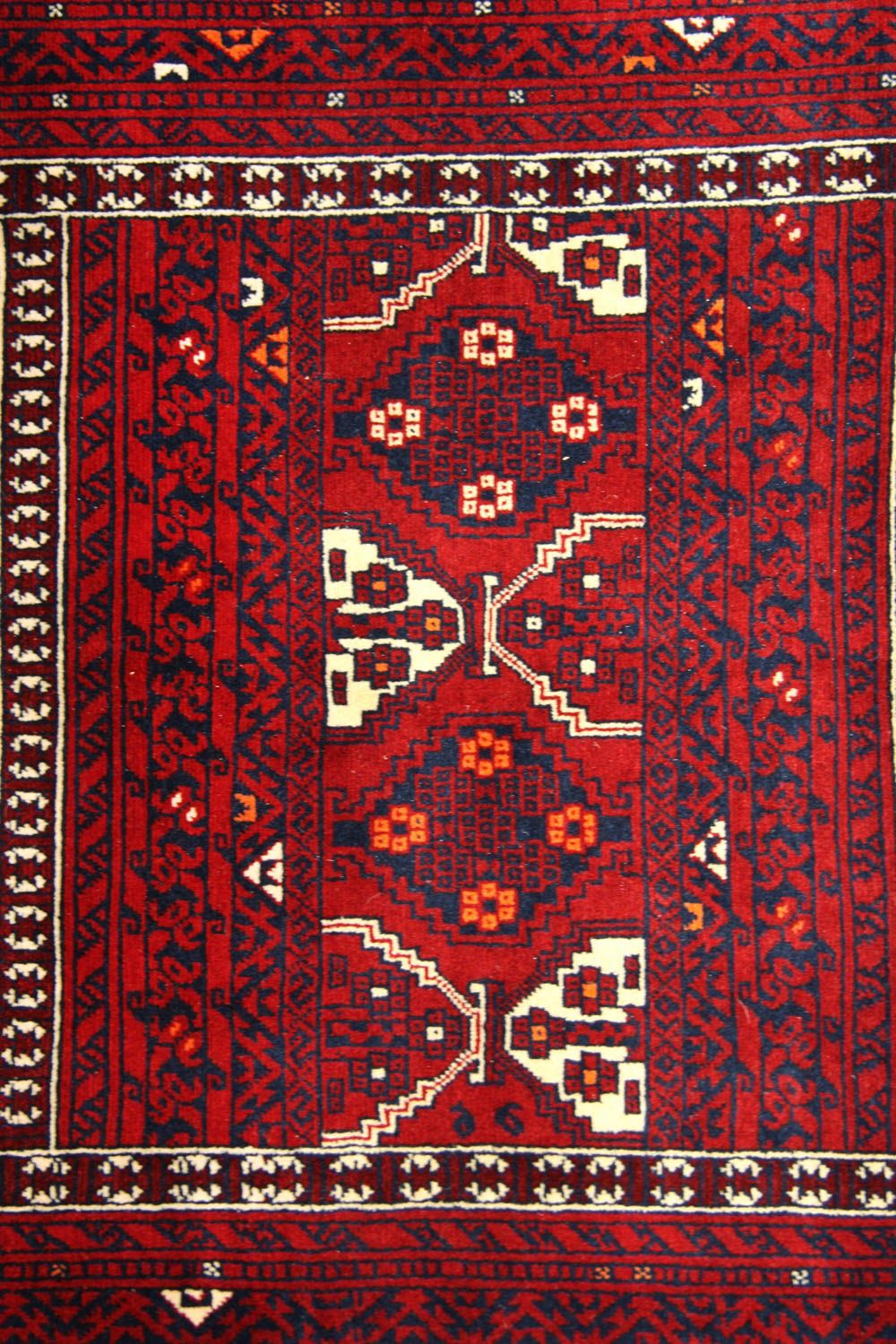 Tappeto afgano - 248 x 158 cm - rosso