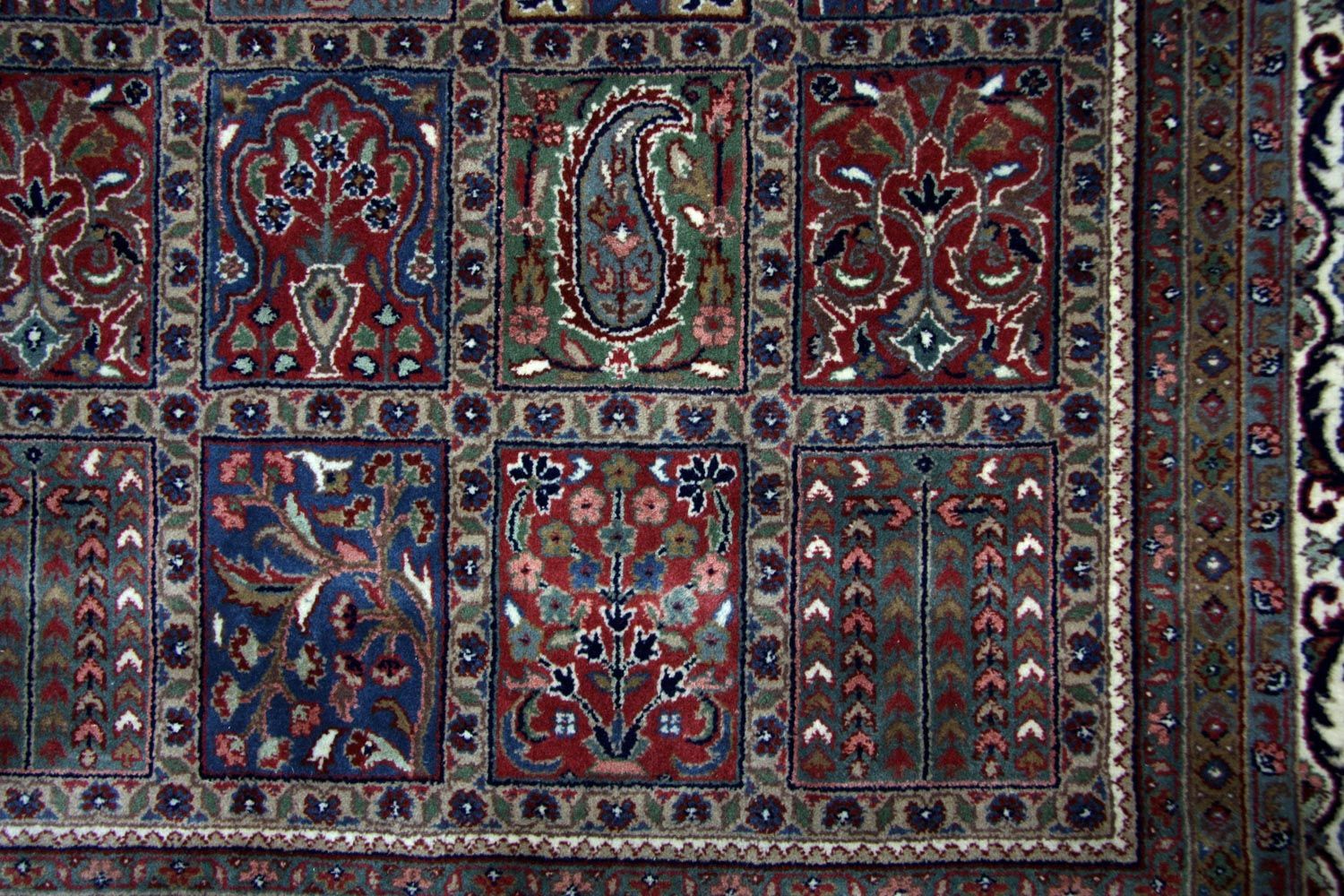 Tappeto Persero - Bidjar - 296 x 199 cm - blu