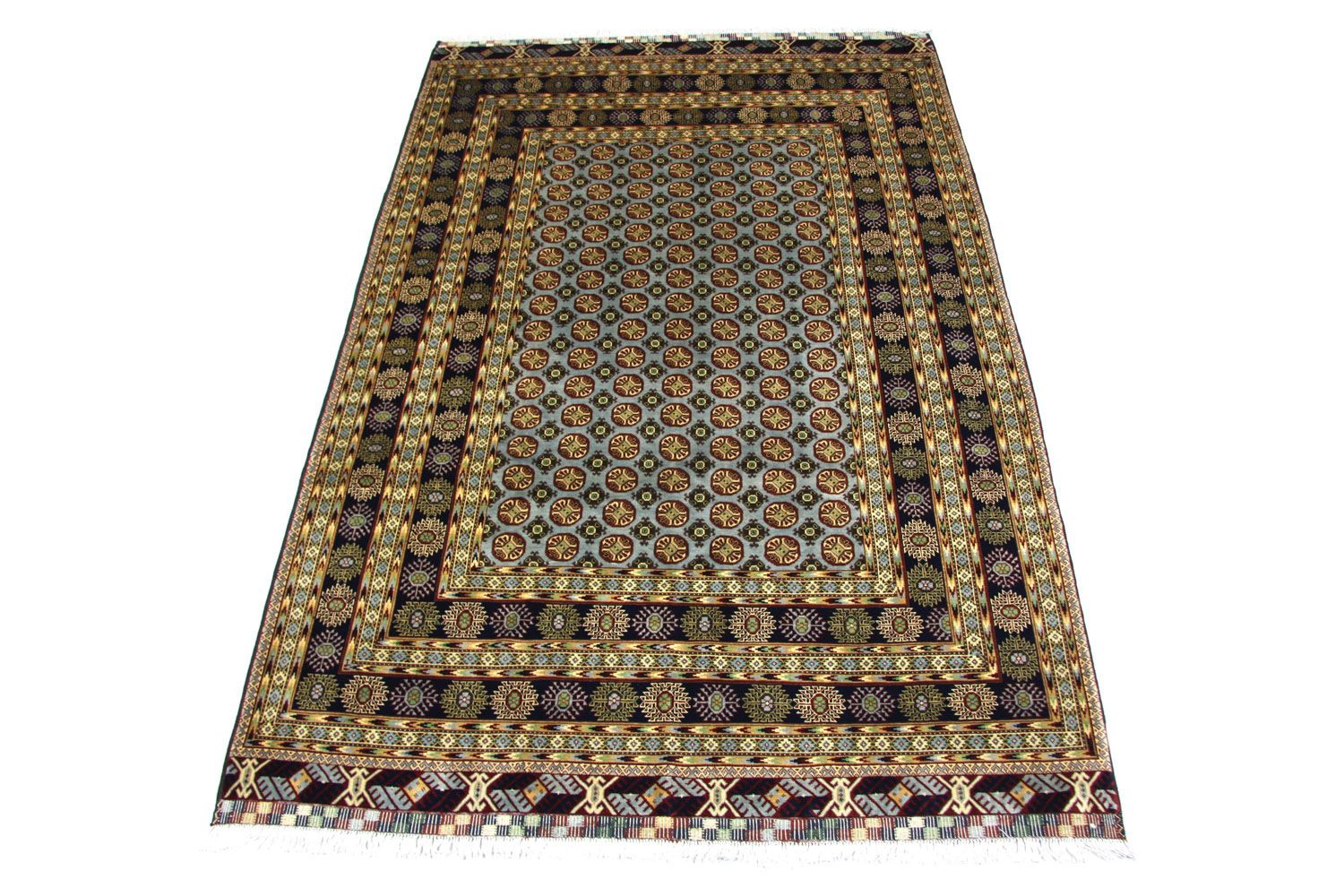 Tappeto afgano - 298 x 199 cm - blu