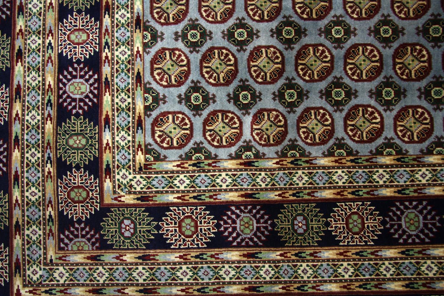 Tappeto afgano - 298 x 199 cm - blu