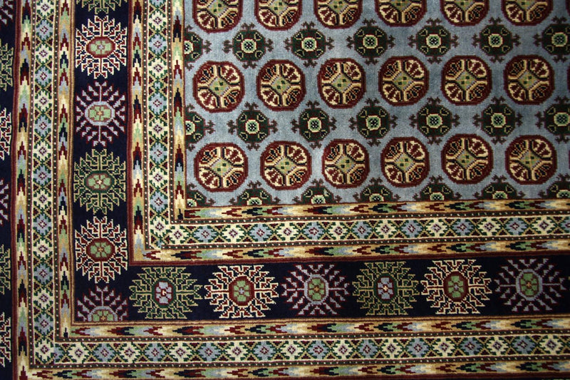 Tappeto afgano - 298 x 199 cm - blu