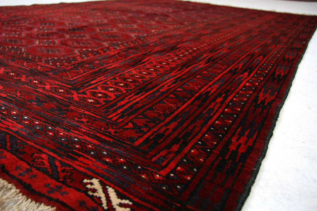 Tappeto afgano - 230 x 140 cm - rosso