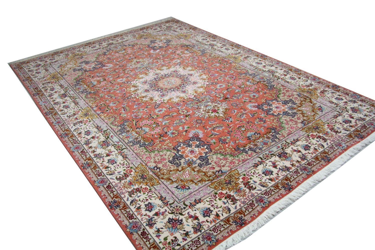 Tappeto Persero - Tabriz - Reale - 302 x 202 cm - arancione