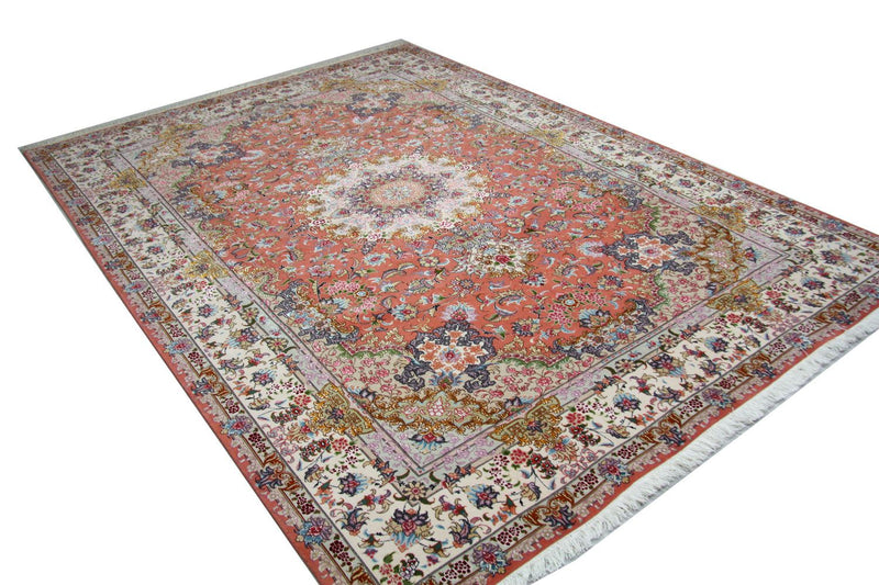 Tappeto Persero - Tabriz - Reale - 302 x 202 cm - arancione
