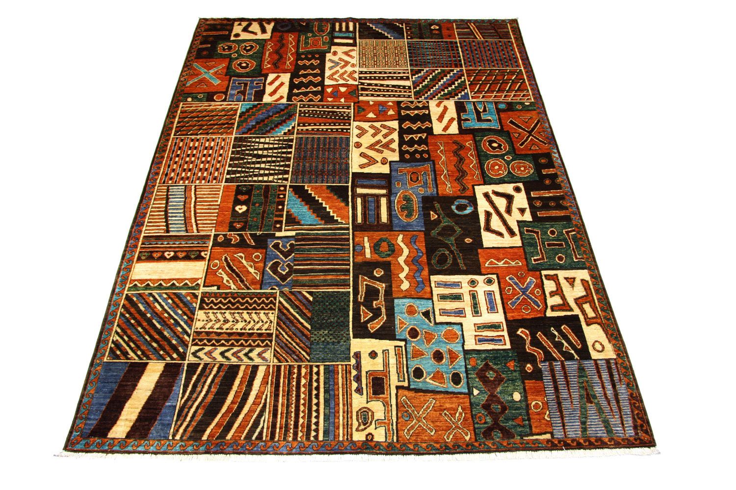 Tappeto afgano - 305 x 220 cm - multicolore